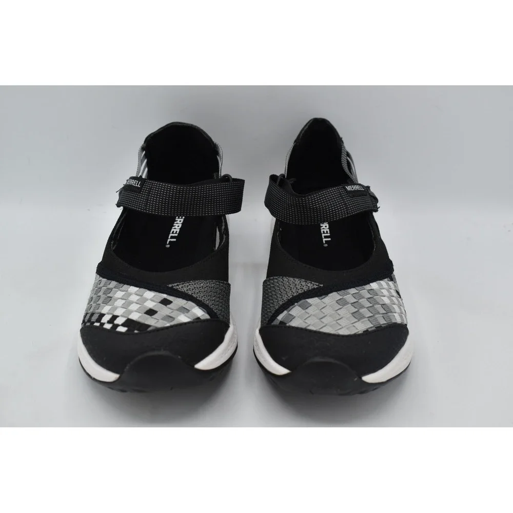 Merrell Women Size 8 Bravada 2 Wrap Black White Mary Jane Sandals Shoes Beachy